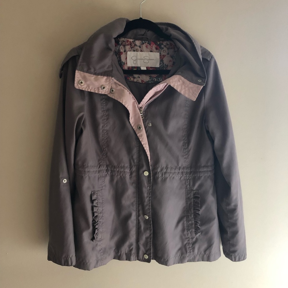 Spring jacket with hood